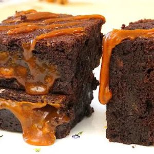 Brownie al Caramello